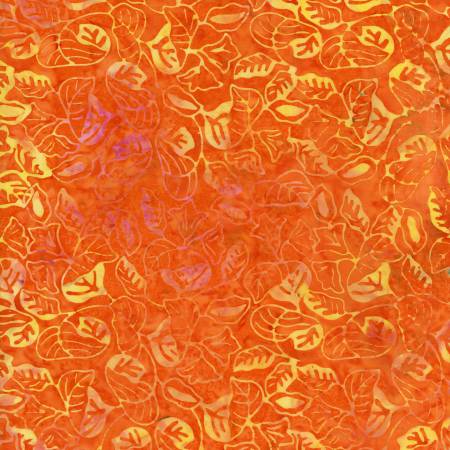 Tonga Tropical Flowers Batik Fire