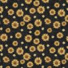 A Wooly Autumn - Autumn Flowers - Black