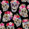 Day of the Dead Skulls w/Flower Crowns