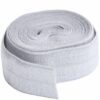 By Annie Fold-over Elastic 3/4in x 2yd Pewter