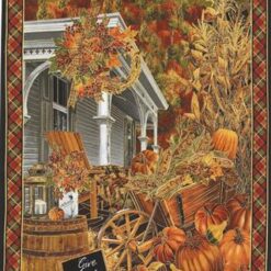 Pumpkin Metallic 24in Panel