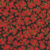 Robert Kaufman Berries Black w/Metallic