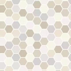 Make Yourself at Home Mini Hexagons Taupe