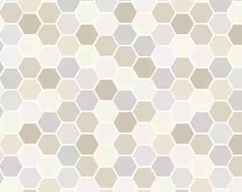 Make Yourself at Home Mini Hexagons Taupe