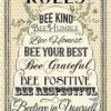 Natural Bee  24" Panel