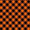 Priscilla's Pretty Plaids-orange&black