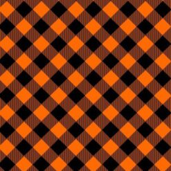 Priscilla's Pretty Plaids-orange&black