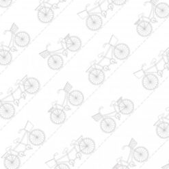 Vintage Boardwalk Diagonal Bicycles Ultra White