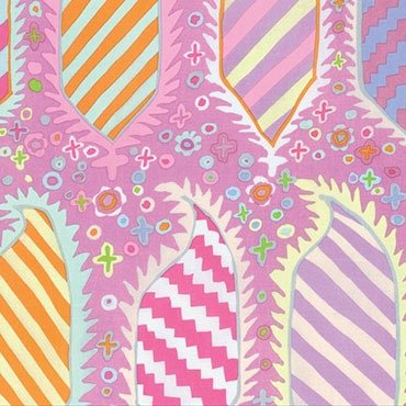Kaffe Fasset Spring Pink Striped Heraldic