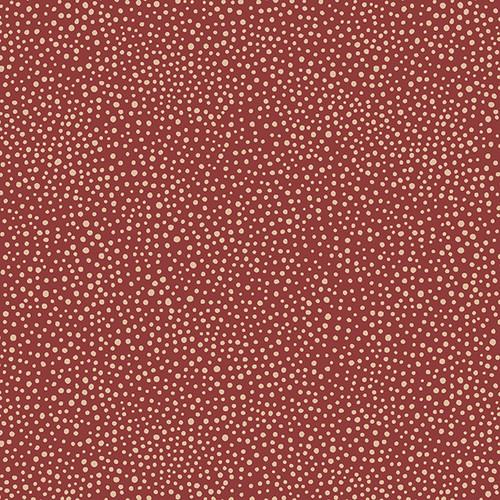 Kelmscott- Seaweed Dot Red