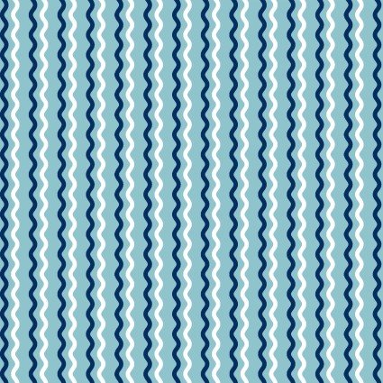 Kimberbell Basics Wavy Stripe Blue