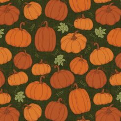 Rustic Pumpkins Dark Green ( Harvest Farm)