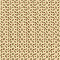 Franklin- Autumn Red Brown & Cream Fern