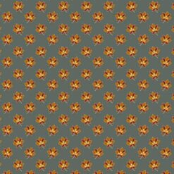 FranklinDim Lily Blue Brown & Gold