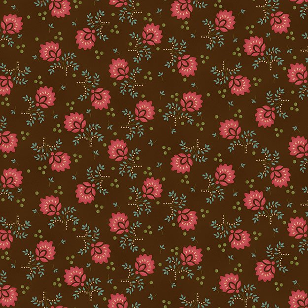 Gathering Baskets Big Flowers-Brown