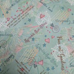Irish Blessings Mixed Media-Green
