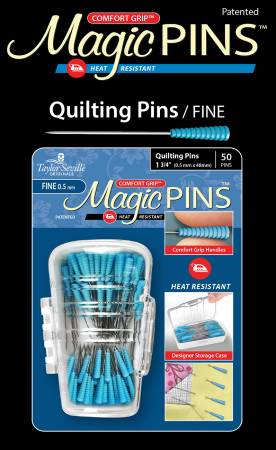 Taylor Seville Magic Pins Fine Quilting 1 3/4 50pc