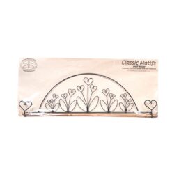 Classic Motifs Flower Garden 22 Inch Fabric Holder With Dowel