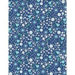 Windsong Meadows Floral All Over Blue