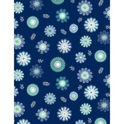 Windsong Meadows - Blossom Toss - Navy