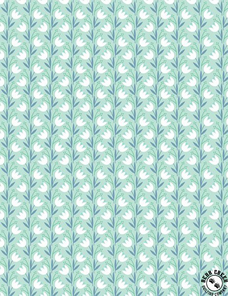 Windsong Meadows Climbing Tulips Teal