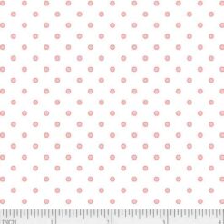 Basically Hugs-White with pink Circles/dots