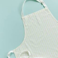 Kimberbell Pinstripe Apron Blank-Yellow