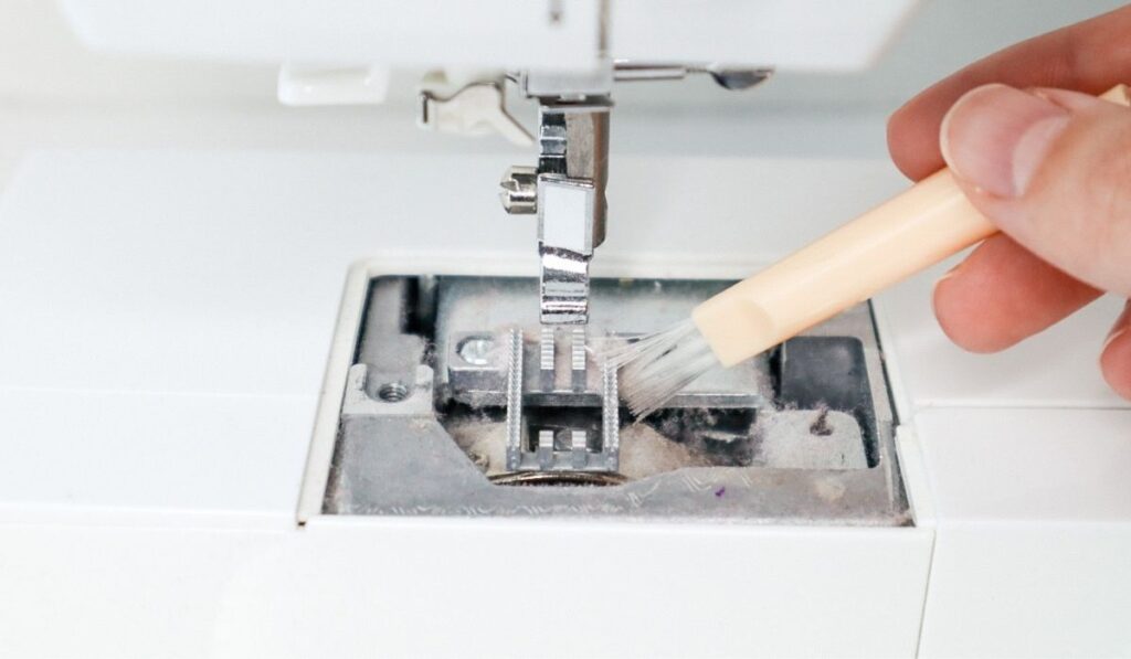 Clean Sewing Machine