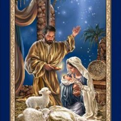 Holy Night Nativity 24" Panel