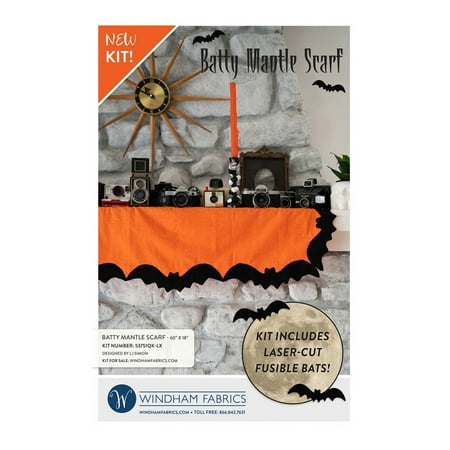Windham Fabrics Batty Mantle Scarf Quilt Kit 60inx18in