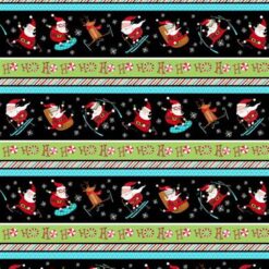 Santa Border Stripe