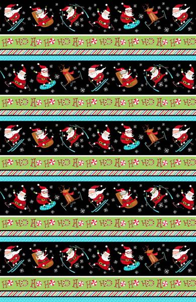 Santa Border Stripe