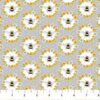 Bee Medallion-Light Gray