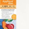 Wash Away Applique Sheets