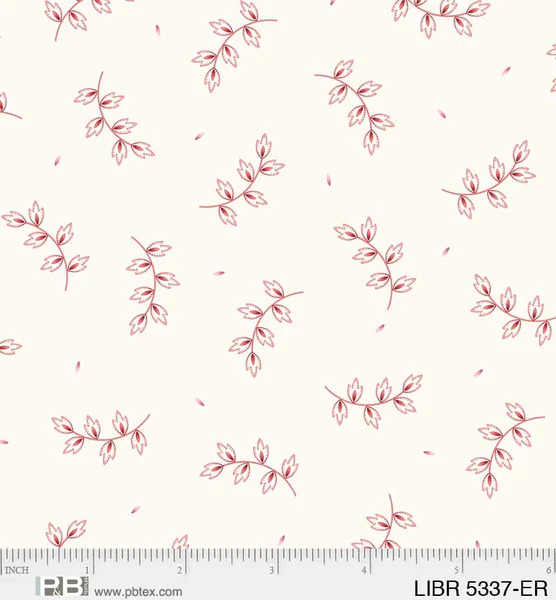 Love Birds - Tossed Vines Red