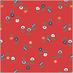 Clover & Dot Posies - Red