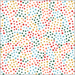 Clover & Dot Scattered Petals - White
