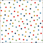 Clover & Dot Polka Dot - White