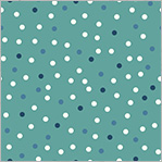 clover & Dot Polka Dot - Soft Teal