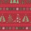 Christmas Night-Border Stripe-RED