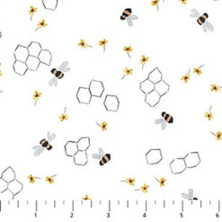 Green World - Bees - White