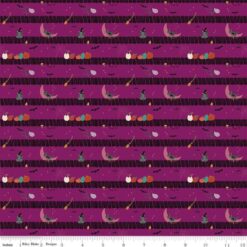 Little Witch Sitting on a Gate Magenta