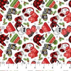 Beary Merry Christmas-Hat Toss-White Multi
