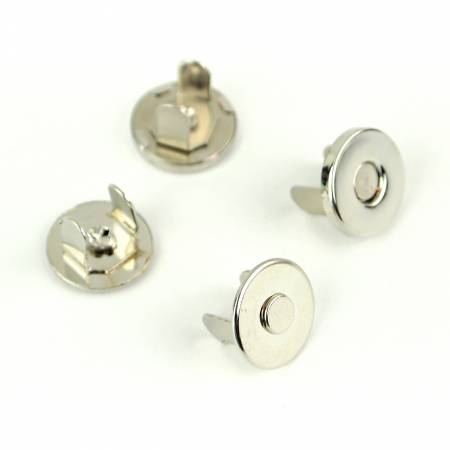 Sallie Tomato Magnetic Snap 1/2" Nickel