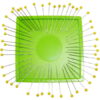Zirkel Magnetic Organizer-Lime