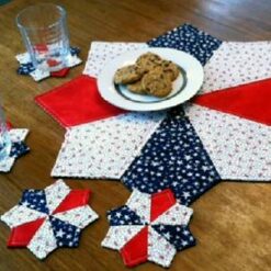 Super Stars Topper & Coaster Pattern - Cut Loose