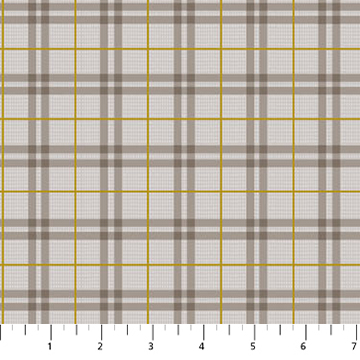 Winter Dreams - Gingham - Taupe