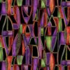 Geo Sunset/Black( Luminescent Leaves)