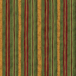 Star of Wonder - Star of Light - Scroll Stripe Green