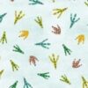 Wild One Dino Footprints - Sky Blue